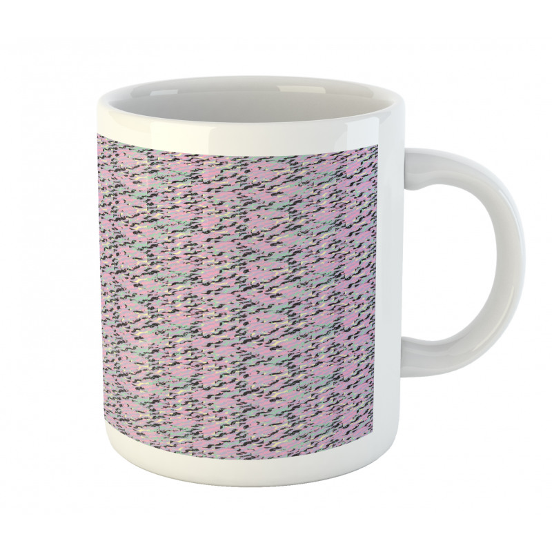 Pastel Abstract Waves Mug