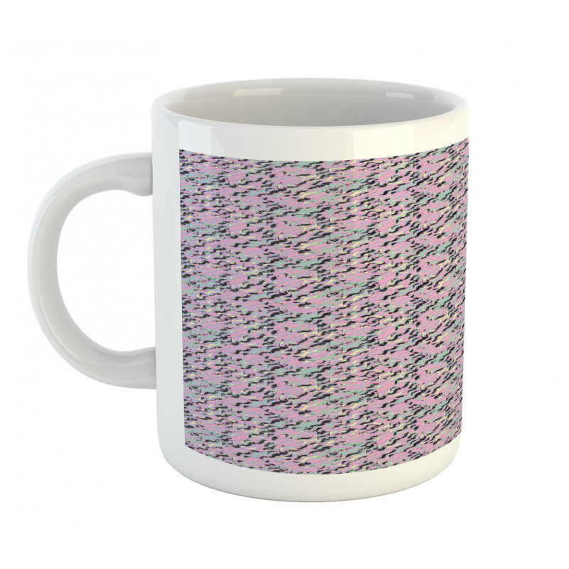 Pastel Abstract Waves Mug