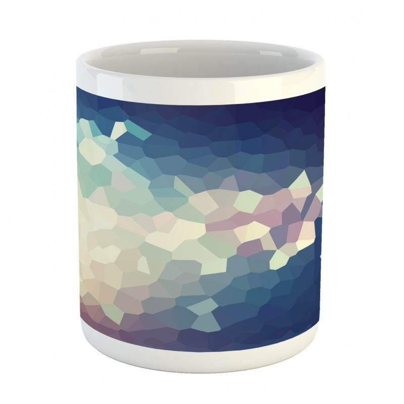 Polygonal Pixel Art Graphic Mug