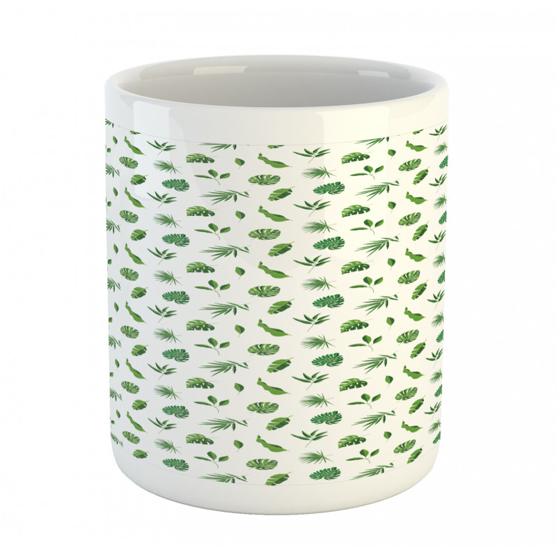 Simple Tropic Leaves Mug