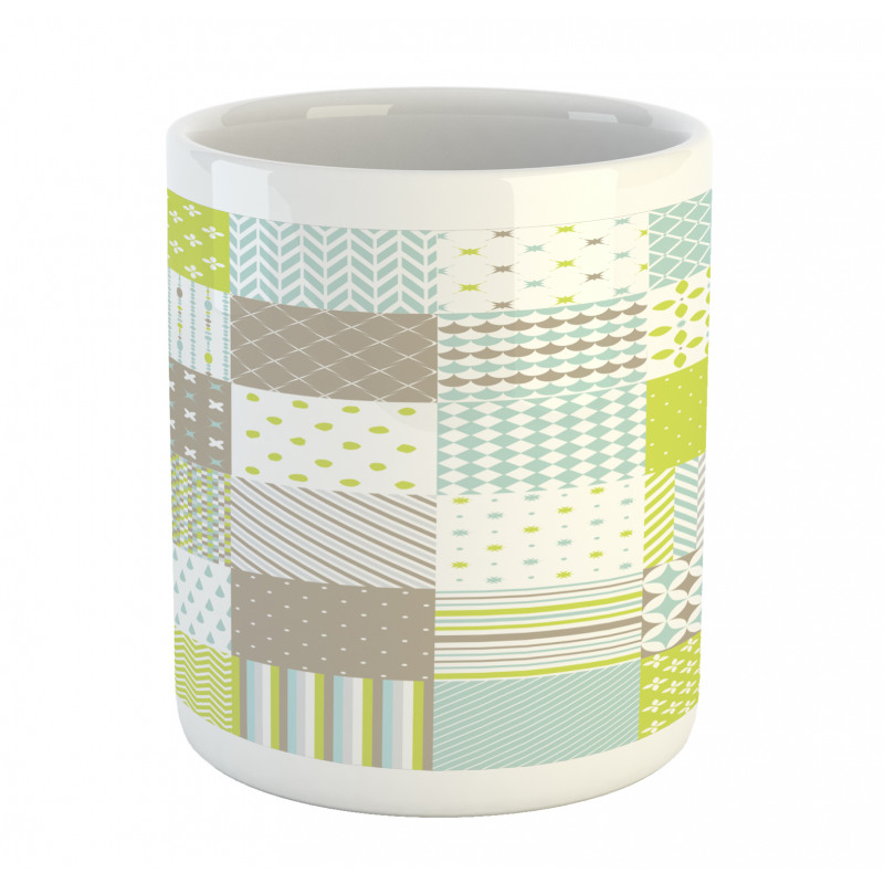 Abstract Squares Mug