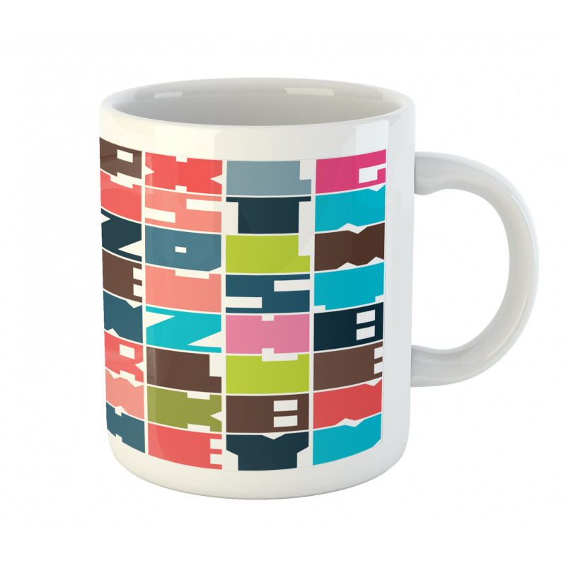 Square Shapes Mug