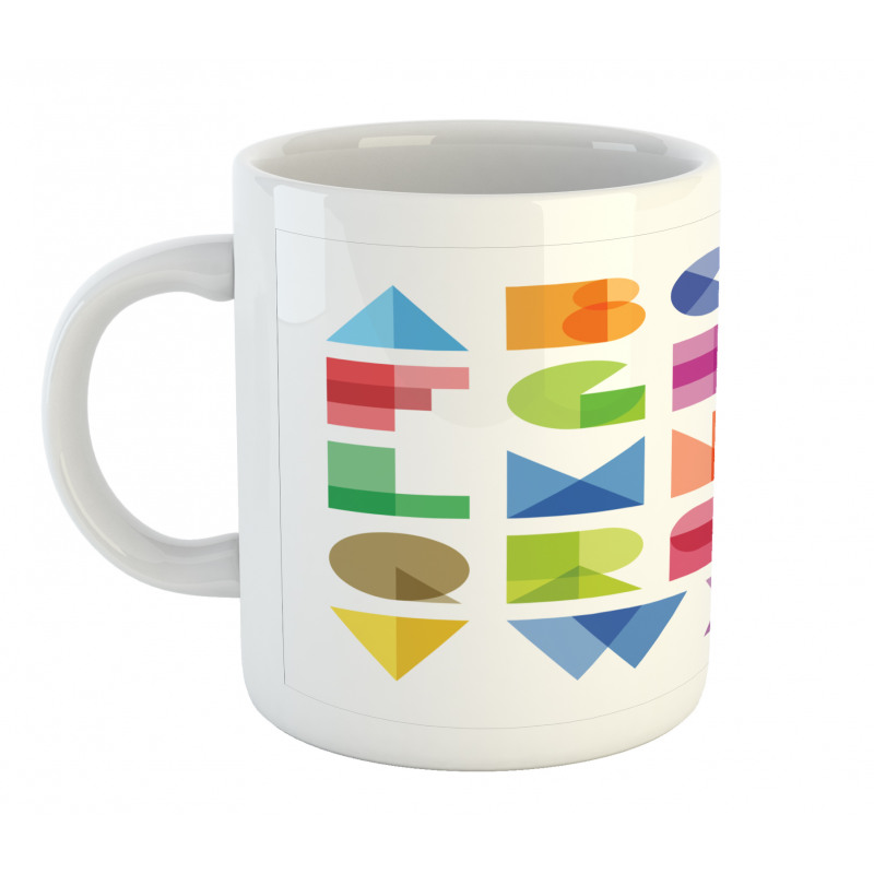 Educational Letters Art Mug