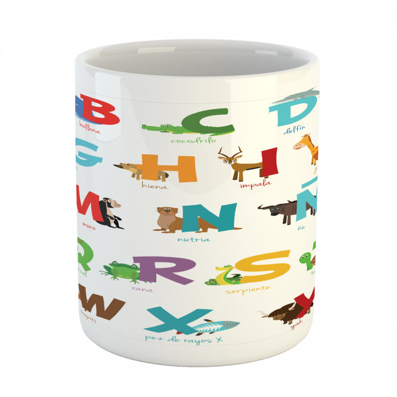 ABC Letters for Animals Mug