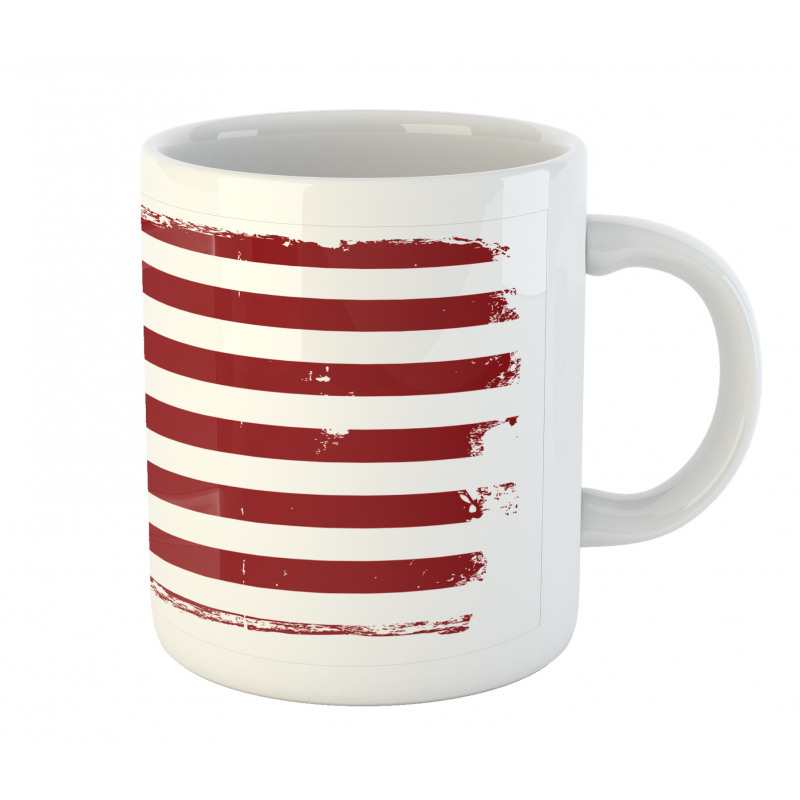 Grungy Old Glory USA Mug