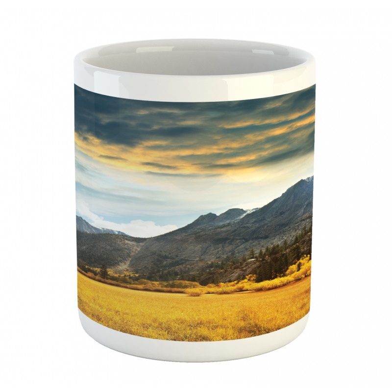 Mountain Grassland Sun Mug