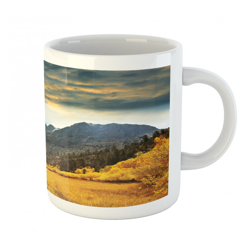 Mountain Grassland Sun Mug