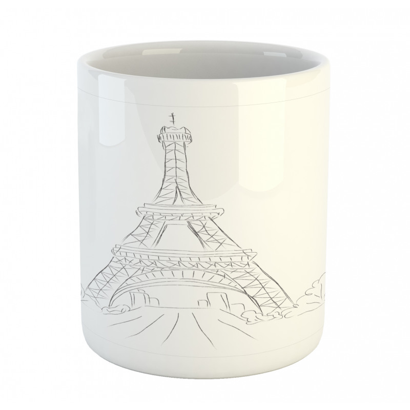 Pencil Drawn Monument Mug