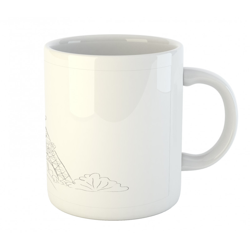 Pencil Drawn Monument Mug