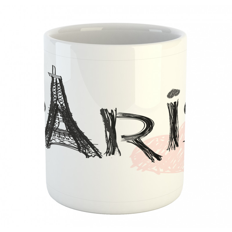 Pastel Tone Heart Mug