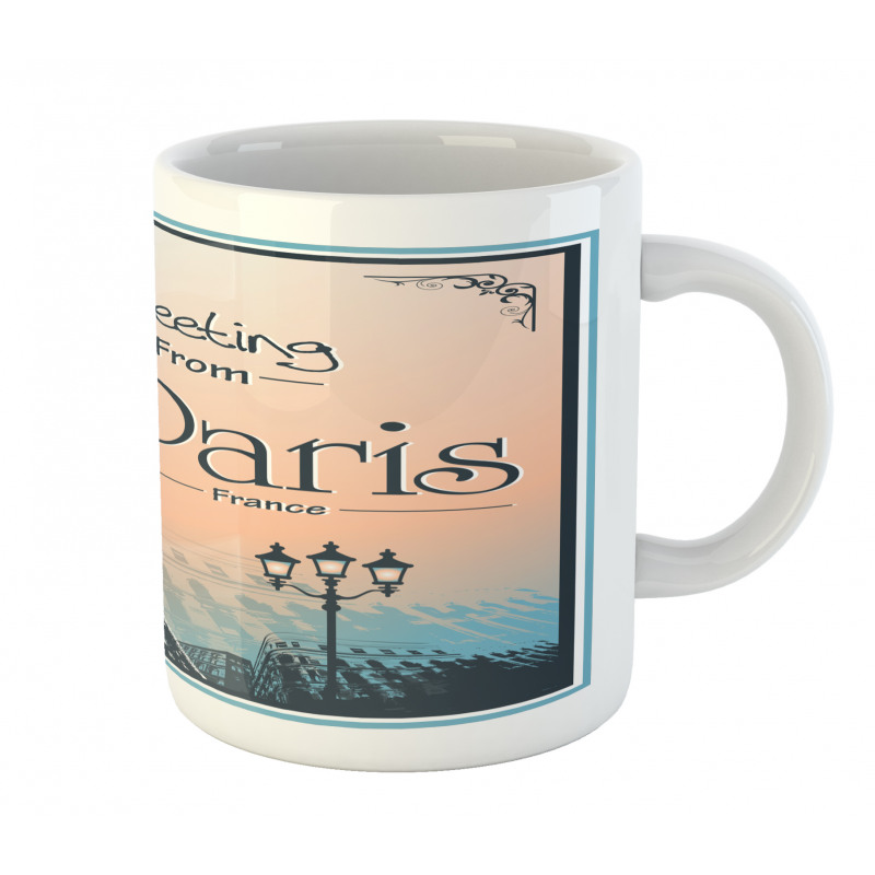 Greeting from Paris Mug