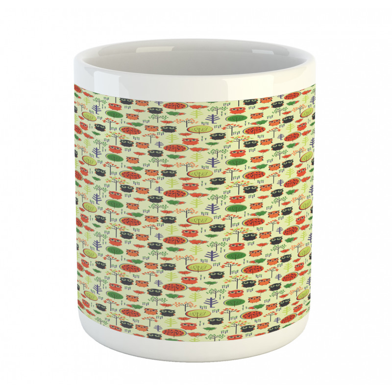 Birds Trees and Plants Mug