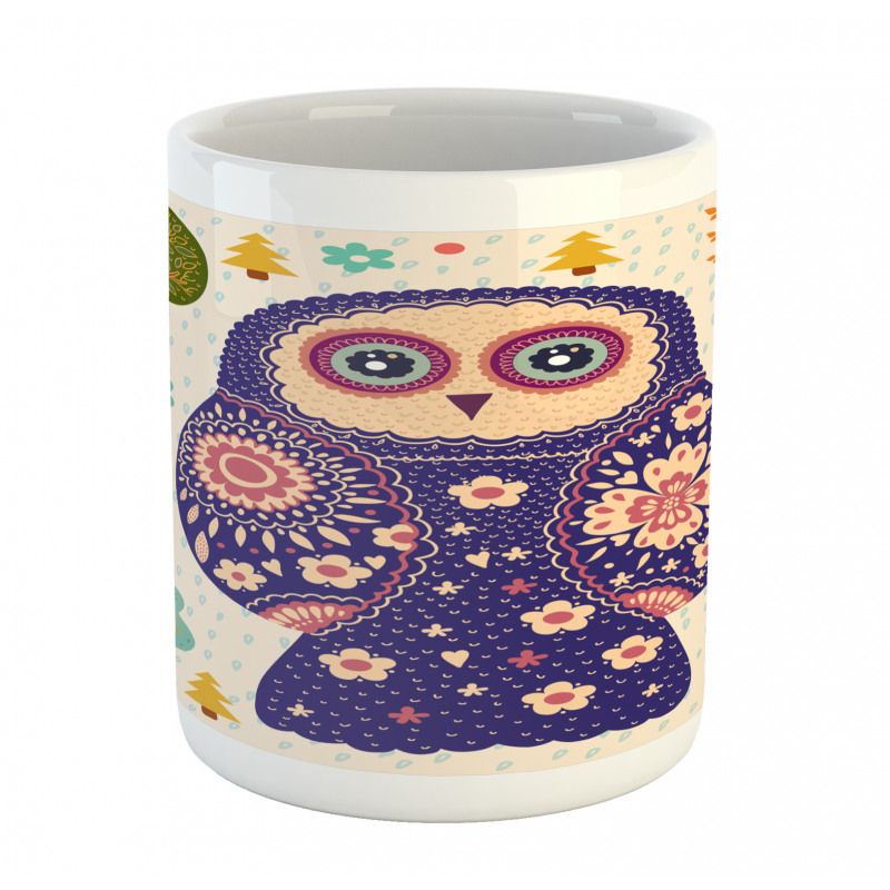 Birdie and Autumn Botany Mug