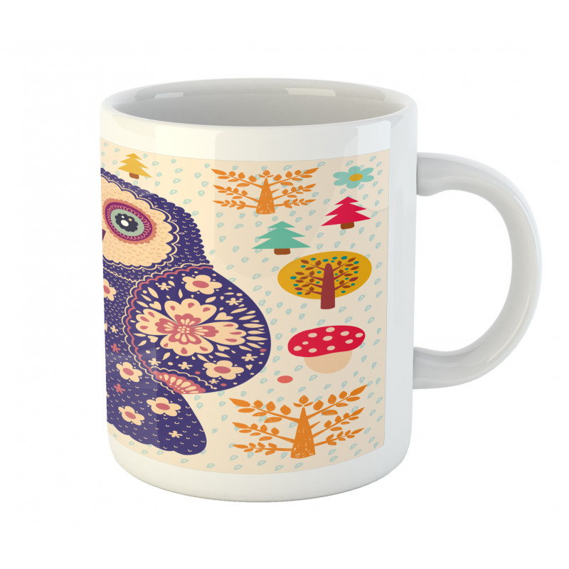 Birdie and Autumn Botany Mug