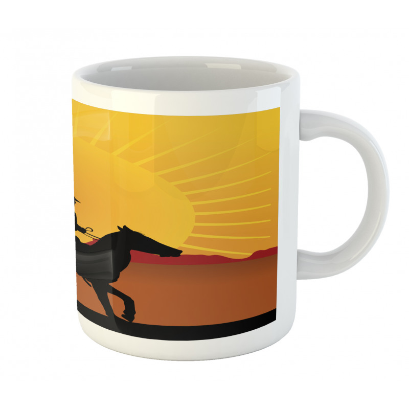 Cowboy on Horse Shade Mug