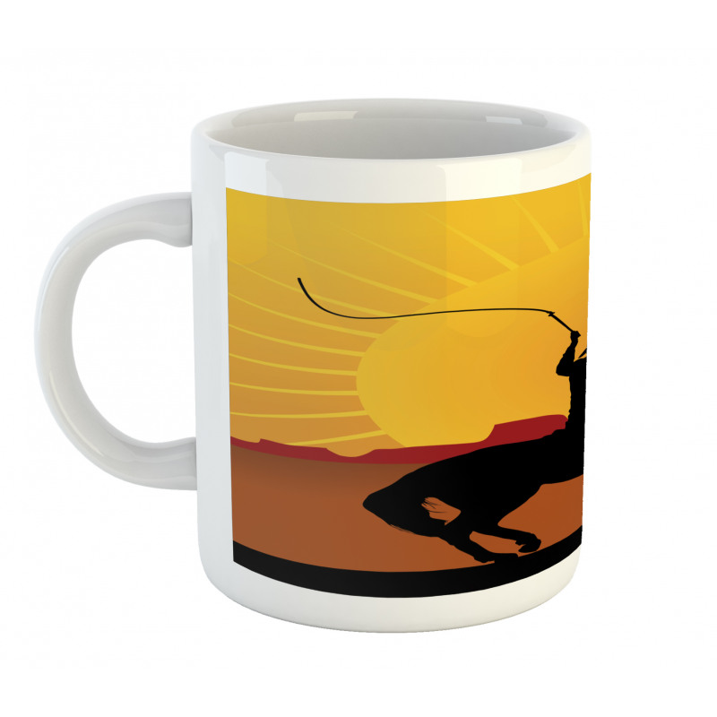 Cowboy on Horse Shade Mug