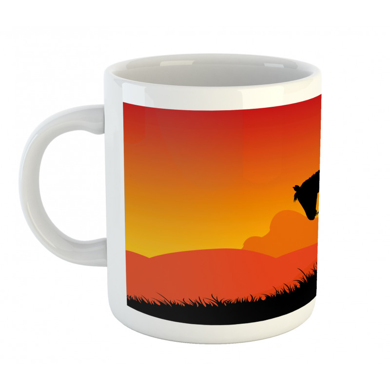 Lonely Cowboy Horseback Mug