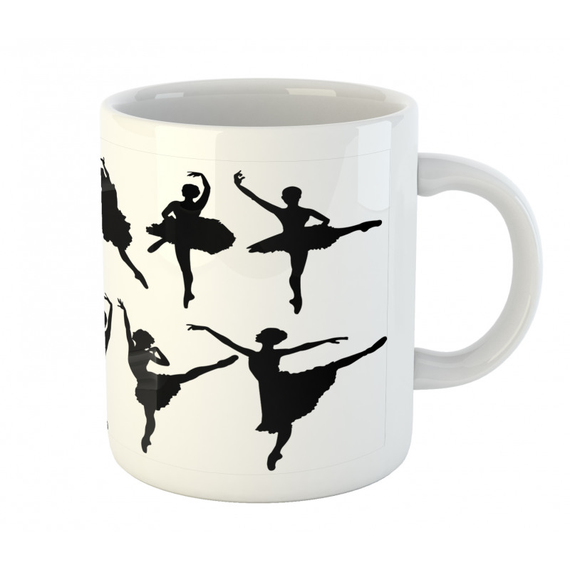 Monochrome Ballet Dancer Mug