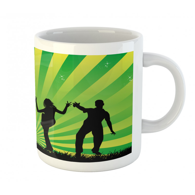 Dancing Youth Shade Art Mug