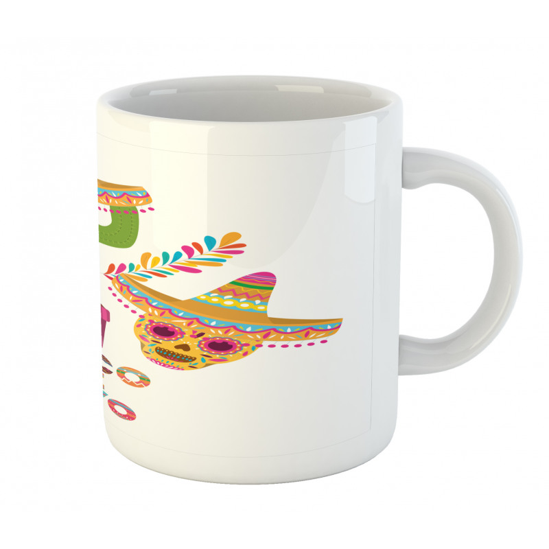 Cactus and Skulls Hat Mug