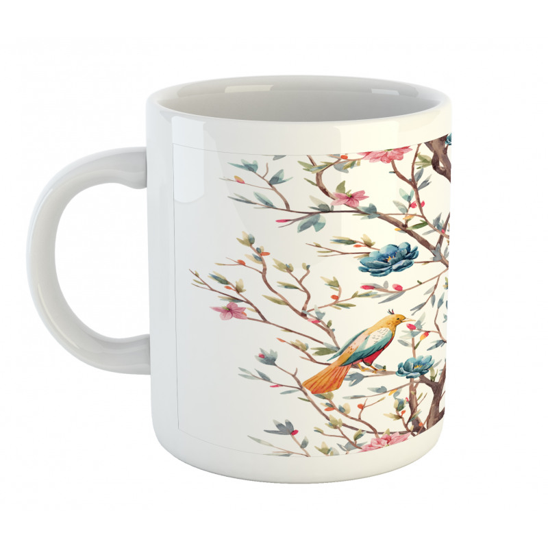 Tree with Birds Mug