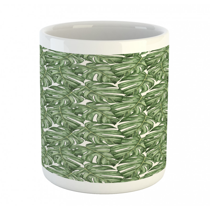 Graphical Monstera Mug