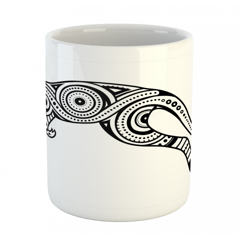 Abstract Ornate Kangaroo Mug