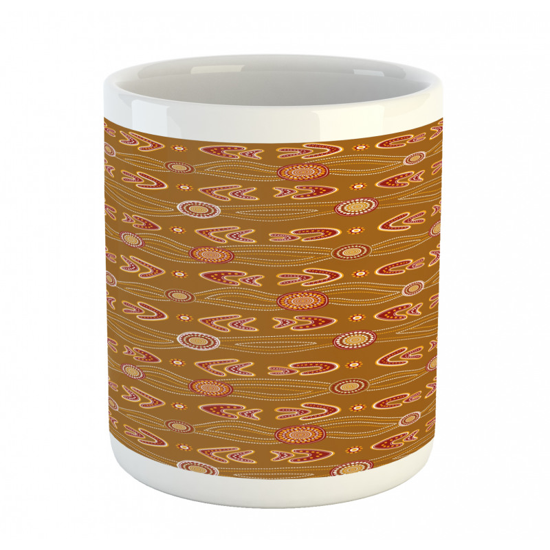 Dotted Waves Art Motifs Mug