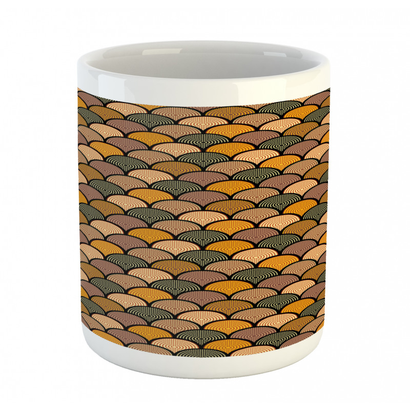 Rounds in Earth Tones Mug