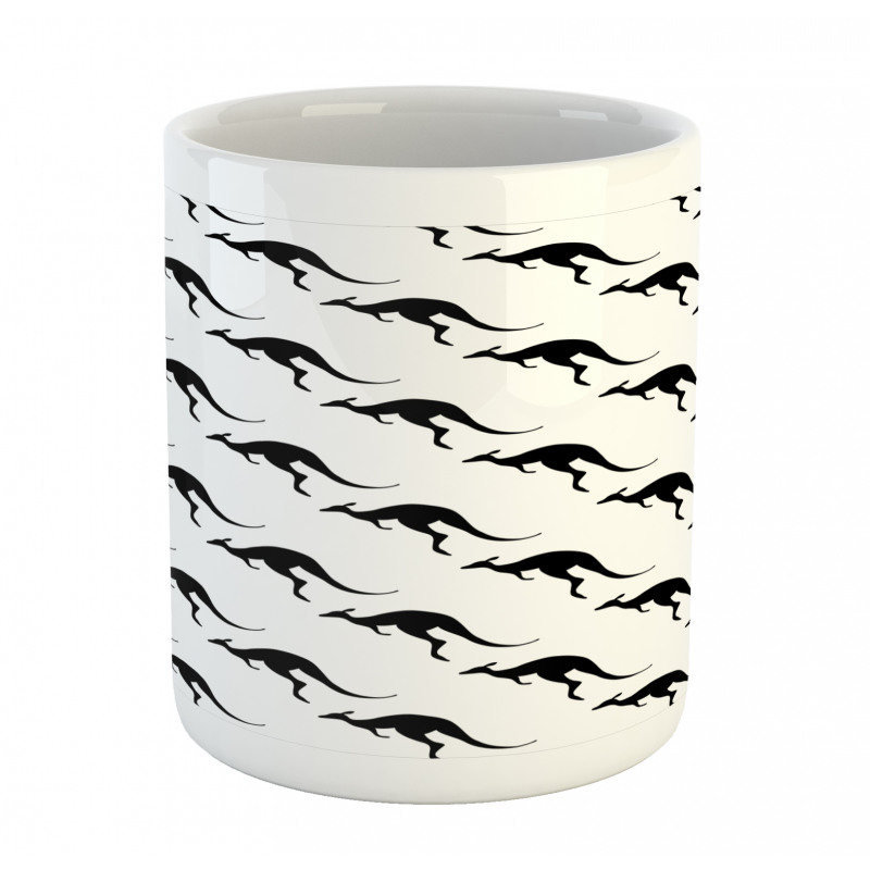 Monochromatic Kangaroo Mug