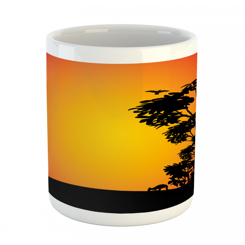 Hunting Man and Tree Mug