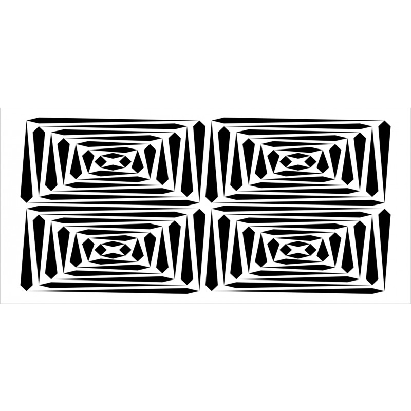 Monochromatic Stripes Art Mug