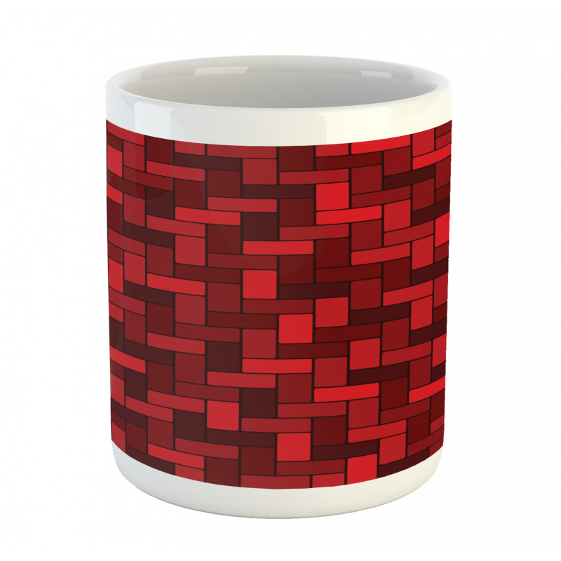 Rectangular Diagonal Zigzags Mug