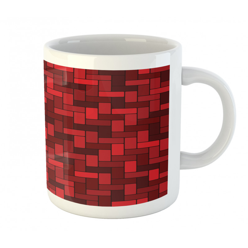 Rectangular Diagonal Zigzags Mug