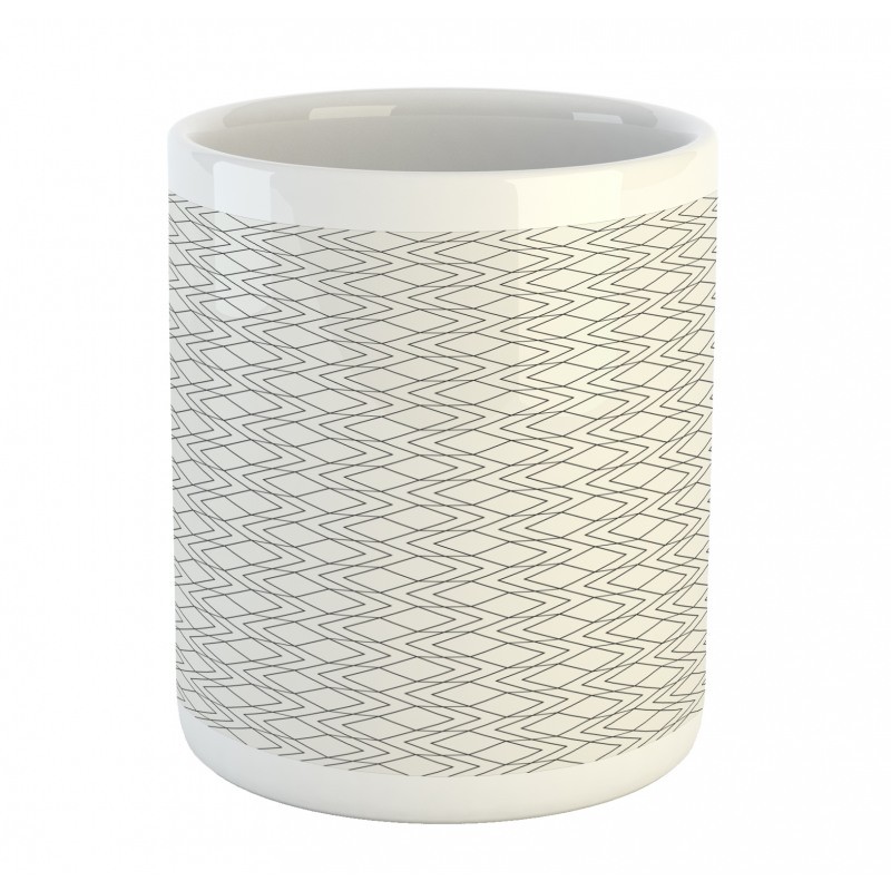 Modern Zigzags Pattern Mug