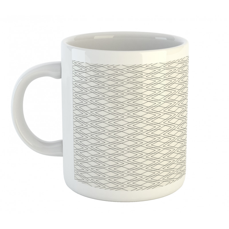 Modern Zigzags Pattern Mug