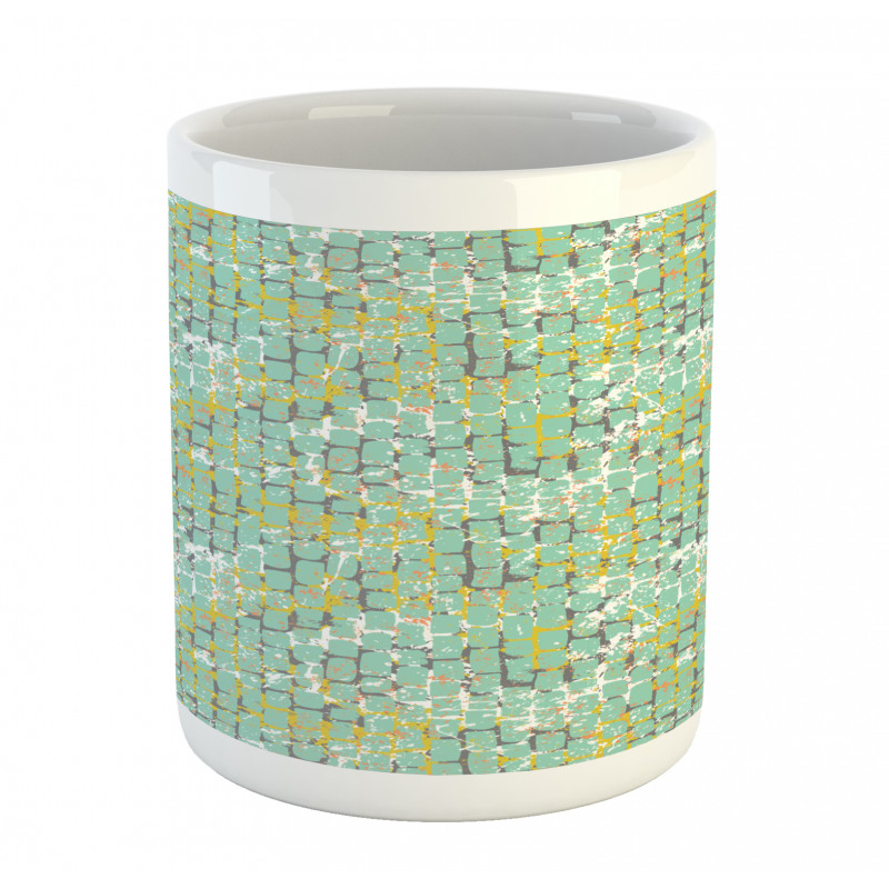 Grunge Street Wall Pattern Mug