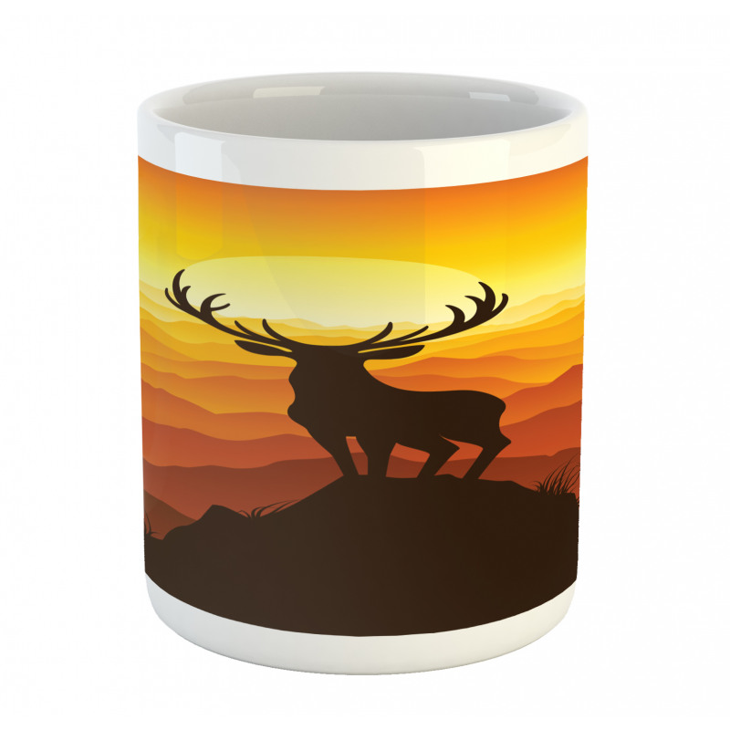 Wildlife Sunset Hill Mug