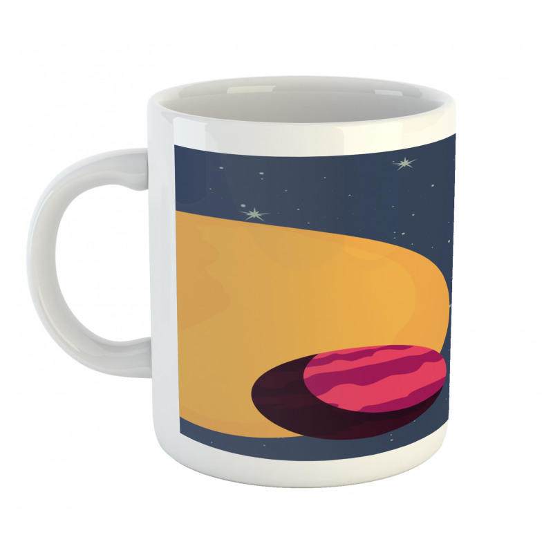 Cartoon Colorful Planets Mug