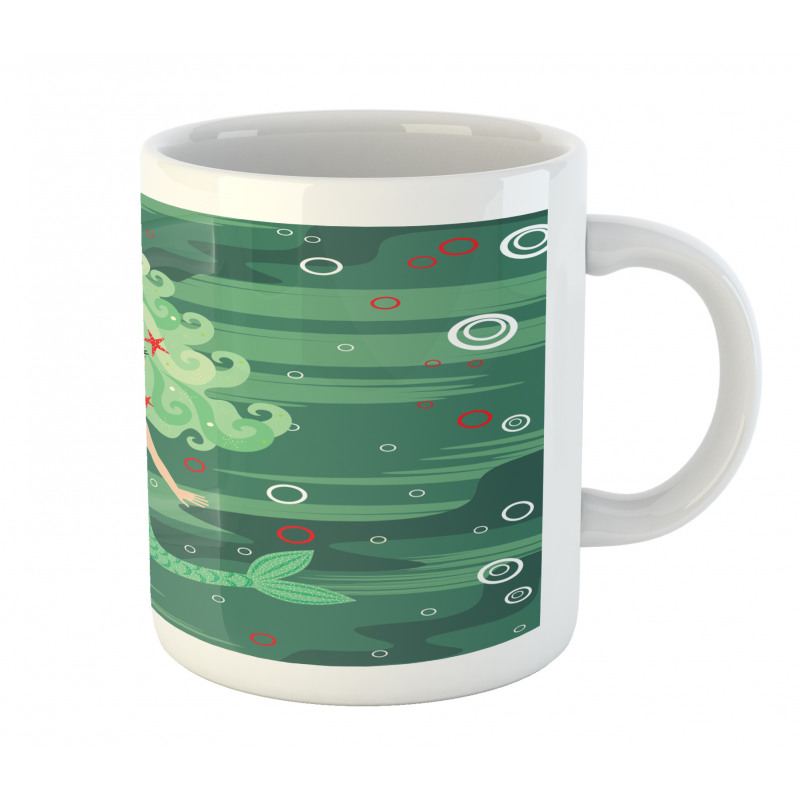 Starfish Sea Cartoon Mug