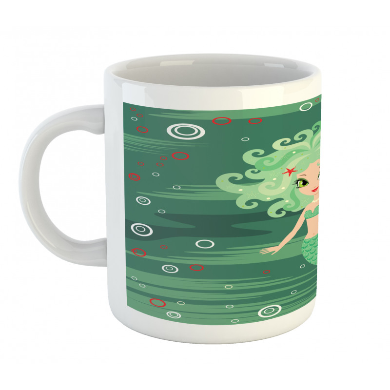 Starfish Sea Cartoon Mug