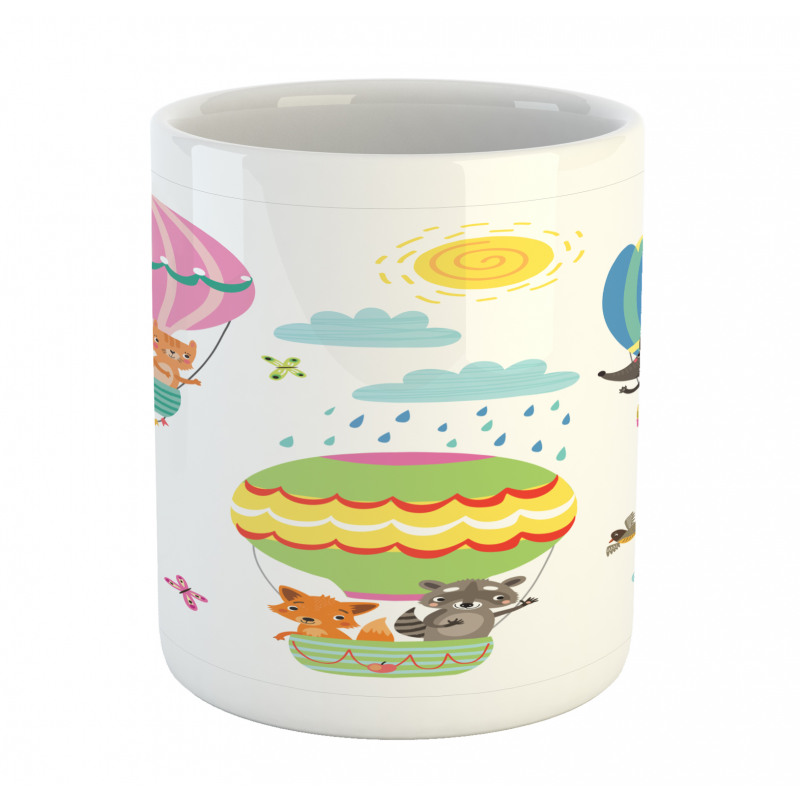 Animals Fly Nursery Mug