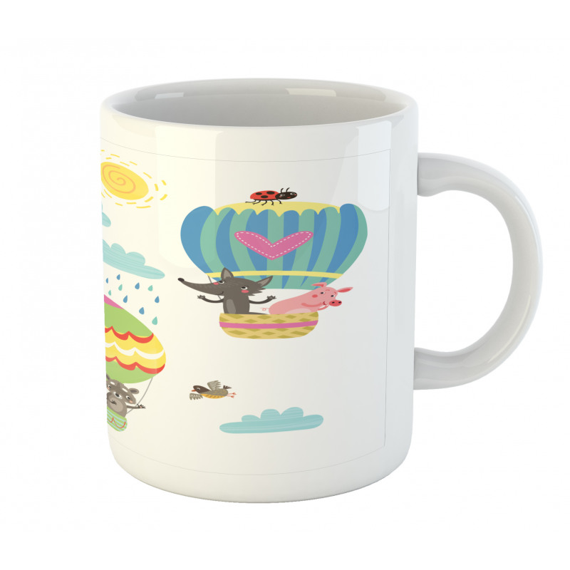 Animals Fly Nursery Mug