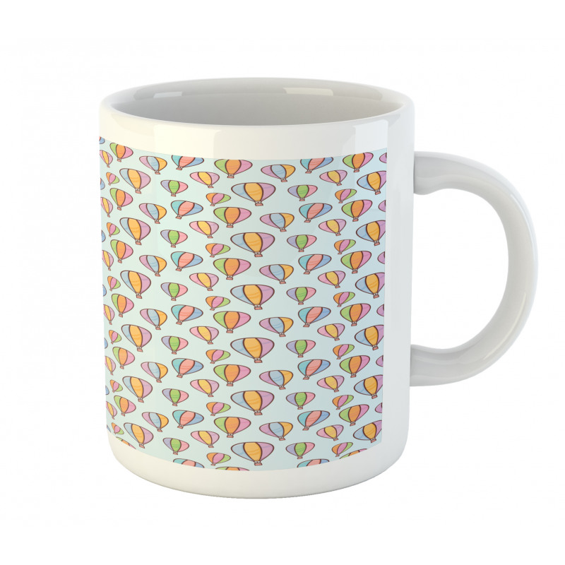 Sky Vehicle Cartoon Mug