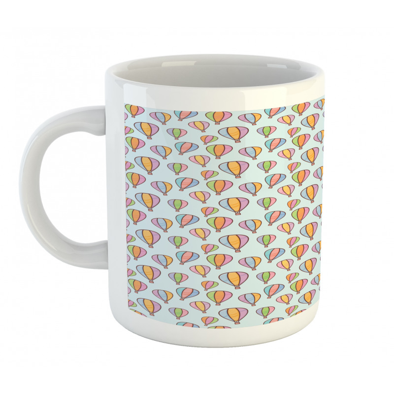 Sky Vehicle Cartoon Mug