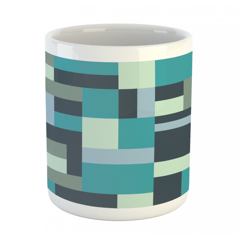 Modern Rectangular Shapes Mug