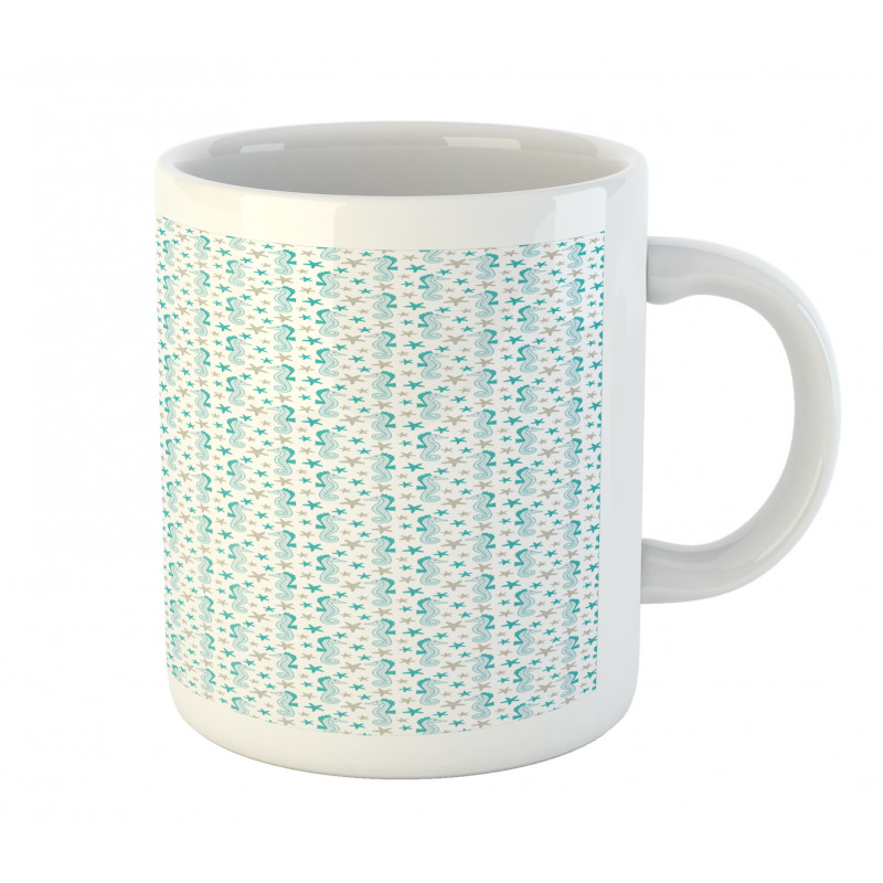 Seahorses and Starfish Mug