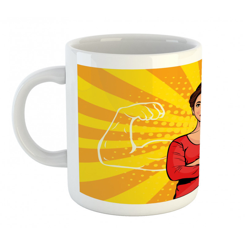 Strong Woman and Arms Mug