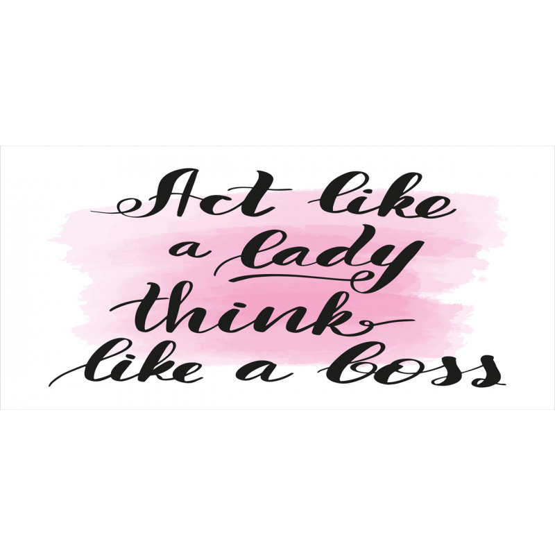 Act Like a Lady Lettering Mug