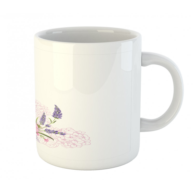 Spring Flora Eiffel Tower Mug